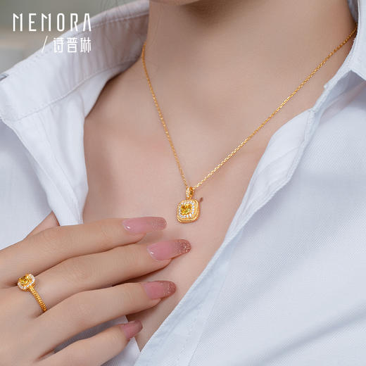 【积分抵值】闪耀方糖戒指，颜值珠峰，可调节活口黄金足金戒指送女朋友生日礼物MEMORA诗普琳LRE01501、LPE02201 商品图12