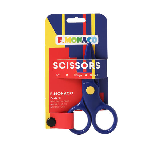 花芽FM600058-2儿童安全剪刀-蓝色
Flower monaco Kid's scissors 商品图4