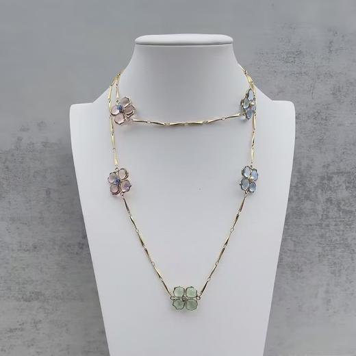 订购6个月到｜Gripoix Paris-Poppy-虞美人 琉璃 长项链［法国设计师］ 商品图1