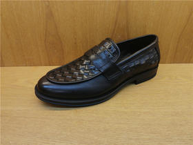 豪行春季新款11159376纯皮真皮商务休闲男鞋皮鞋单鞋专柜正品