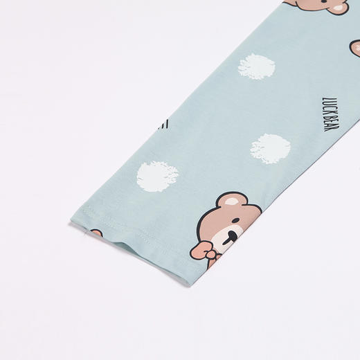 都市丽人26支棉质单面女士棉质薄款长袖长裤类家居服套装LH32L8 商品图5