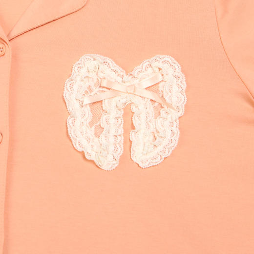 都市丽人好睡好眠女士睡衣单面无尘棉棉质薄款长袖长裤类家居服套装新年本命年红品LH31H2 商品图4