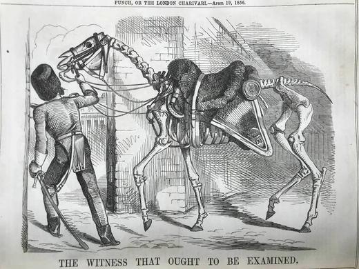 1856年 英国讽刺漫画杂志《笨拙》 数百幅插图 真皮精装16开 商品图5