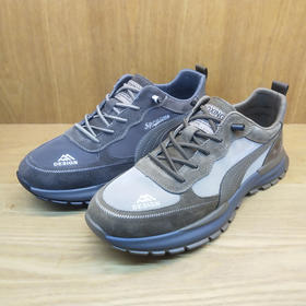 豪行真皮舒适休闲男鞋12162918时尚平底运动低跟单鞋