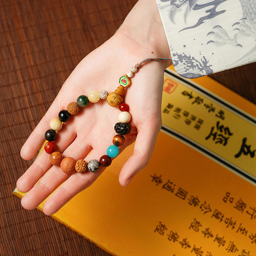 菩提、碧玉、玛瑙、檀木，多宝十八籽手串，好看又好盘 商品图5
