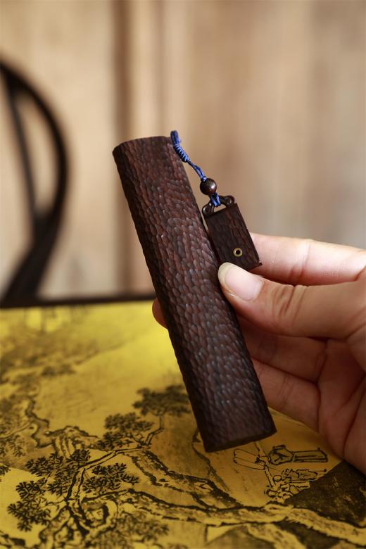 小叶紫檀锤目纹掌中宝 商品图3