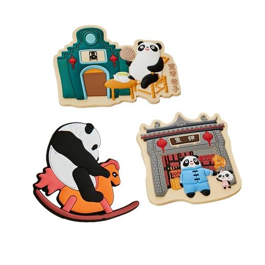 乐活熊猫带你耍成都系列冰箱贴 商品图4
