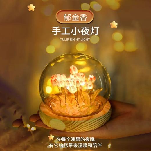 新款手工制作DIY材料包桌面小摆件女生宿舍创意生日礼物卧室花灯 商品图6