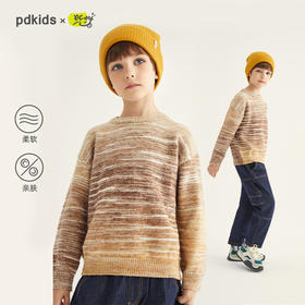 【轻盈保暖又独特】圆领渐变格调毛衣PQMY2301