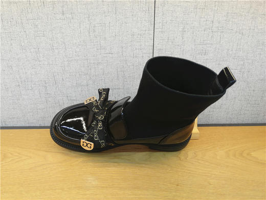 豪行秋冬季新款女单靴21301226专柜正品真皮时尚英伦低跟女鞋 商品图1