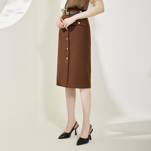 NG501斯尔丽瑟俪2023秋季新款高级白领气质百搭显瘦半裙 商品图2