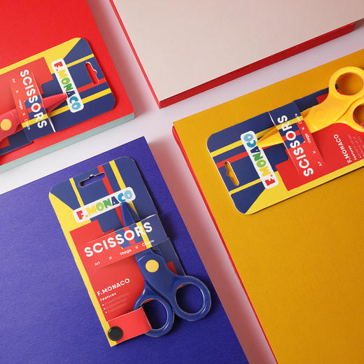 花芽FM600058-2儿童安全剪刀-蓝色
Flower monaco Kid's scissors 商品图2