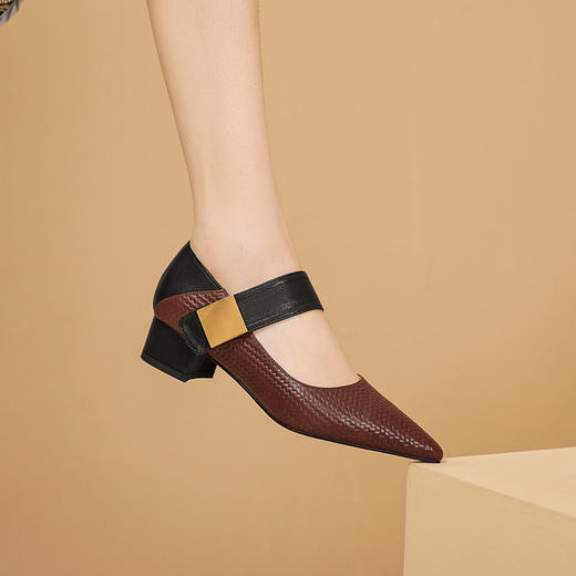 时尚拼接，气质百搭单鞋GLS690 商品图4
