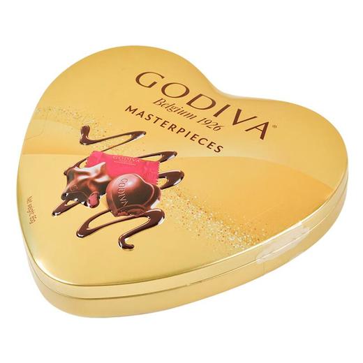 歌帝梵经典大师系列心形礼盒巧克力12颗装   85g/盒 商品图0