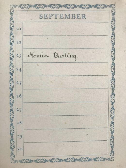 约20世纪早期 孩童生日书 玛格丽特塔兰特12幅彩色手工贴图 精装64开 商品图13