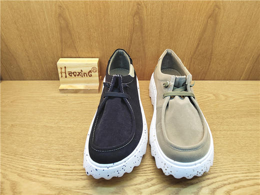 2022豪行春季新款12171701运动休闲男鞋单鞋轻便布鞋网鞋专柜正品 商品图2