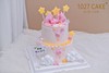 1027CAKE | 翻糖蝴蝶结蛋糕  双层 粉色少女心 商品缩略图1