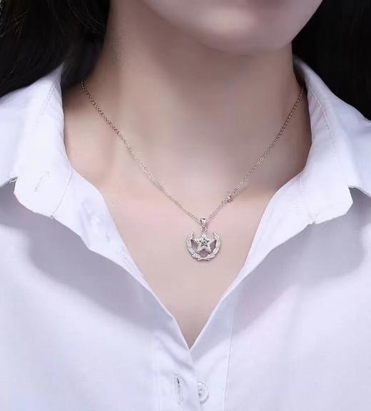 新款《灵动》纯银镶钻锁骨链 商品图1