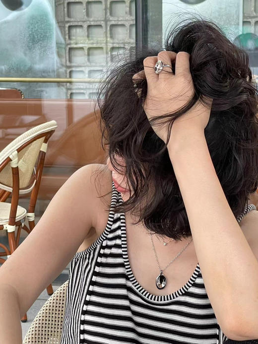 J.HARDYMENT | Small Oval Thumbprint pendant necklace [项链 三色] 商品图1