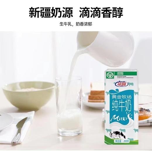 新疆花园黄金牧场纯牛奶🥛每天必喝的牛奶，浓郁的奶香味，零添加，香醇柔滑。一款无限回购，纯牛乳的好牛奶。每天一杯花园奶只用心为你 商品图3