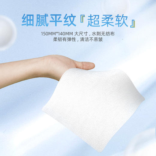 「9.9元包邮！8包装」蓝漂迷你湿巾 居家日用提装便携小包手口湿纸巾抽取式女学生儿童清洁工具 商品图2