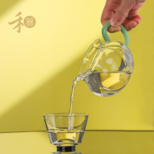 禾器晶彩·纳福茶海 高硼硅 玻璃公道杯 建议容量：280ml 商品图4
