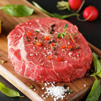 恒都 加工调理黑椒菲力牛排3斤/10片含料包生鲜牛肉 商品图1