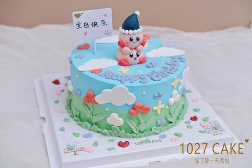 1027CAKE |  立体星之卡比 手绘 商品图2
