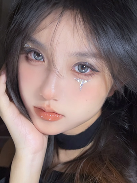 loveiikira日抛 夜神 灰 14.5mm 日抛无售后！！非离子