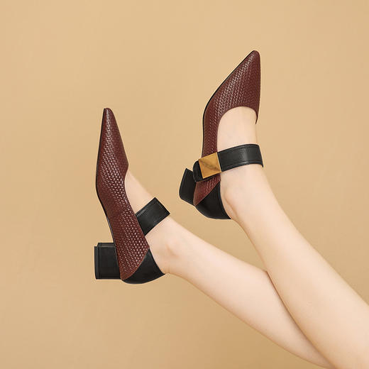 时尚拼接，气质百搭单鞋GLS690 商品图8