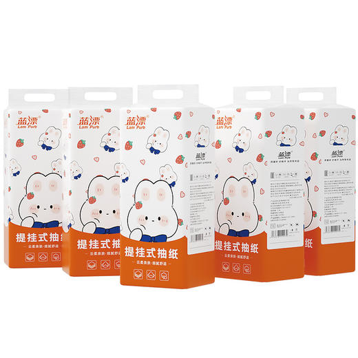 「9.9元包邮！挂式抽纸」蓝漂家用大包悬挂式抽纸 居家日用厕纸抽取式厕所卫生纸家庭装清洁工具 商品图3