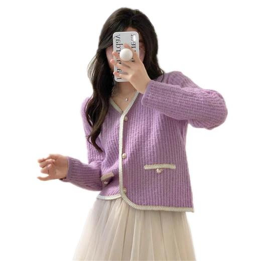 【秋季新款❗️小香风开衫毛衣】女洋气设计感小众针织外套上衣ins潮 商品图4