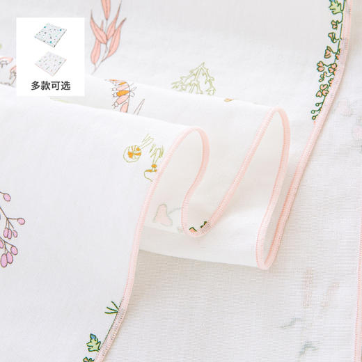 英氏婴儿纱巾洗浴纱布儿童新生洗澡浴巾柔软纯棉抗菌男孩女孩纱布YMJYJ0P019A 商品图3