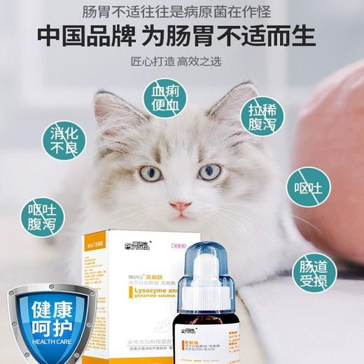 爱纳它克痢肽（谷胺舒）猫咪狗狗拉稀呕吐调节肠胃药25ml 商品图1
