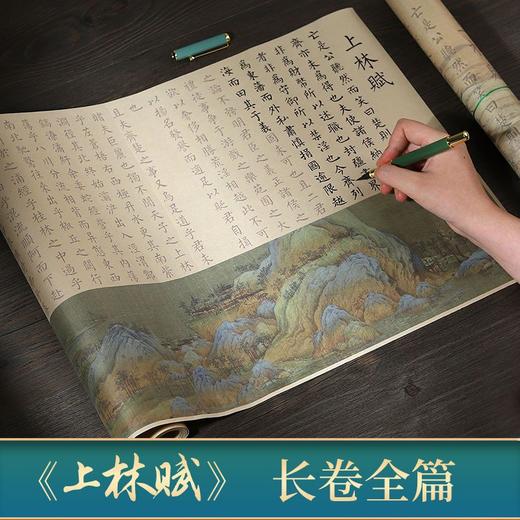 【41件套 上林赋1+笔1+流苏1+墨囊38】精装彩图上林赋礼盒全篇5m套装练字帖描红字帖小楷正楷钢笔式毛笔 商品图3