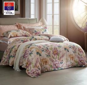 【春上新】10楼 富安娜 全棉四件套-晚香玉（米白色) 吊牌价1580-1780元 活动价499~599元