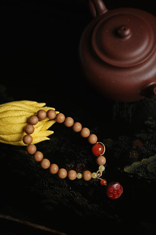 【青山特惠】8mm*18颗老山檀香原创知沐手串y50 商品图0