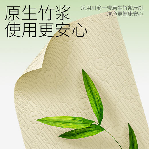 「5层加厚！12包装」蓝漂12包本色抽纸 4D气垫压花5层居家日用实惠装抽纸巾面巾纸清洁工具 商品图1