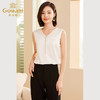 乔万尼新品无袖背心简约v领设计感上衣ET3H745 商品缩略图3