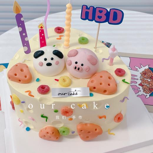 奶酪立体小动物蛋糕-低糖处理无添加 商品图4