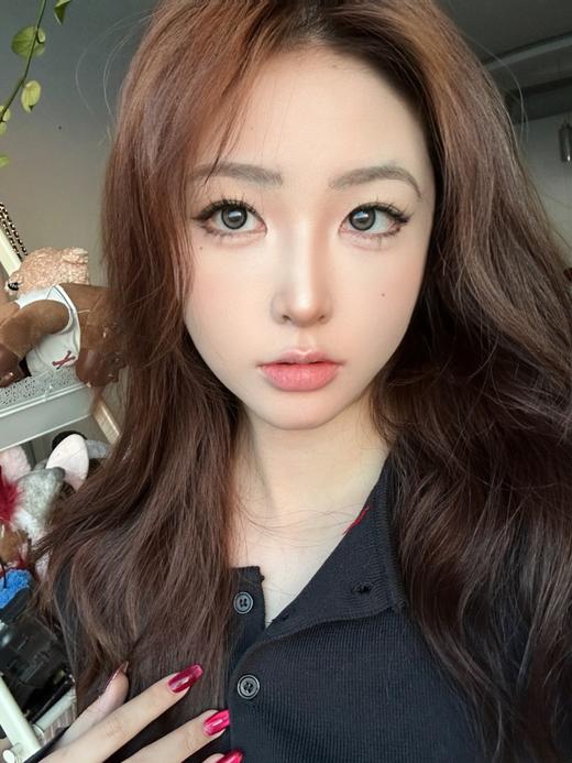 日抛lillilly LL41伯爵茶 一点点蓝棕渐变 14.2mm 日抛无售后！！ 商品图3