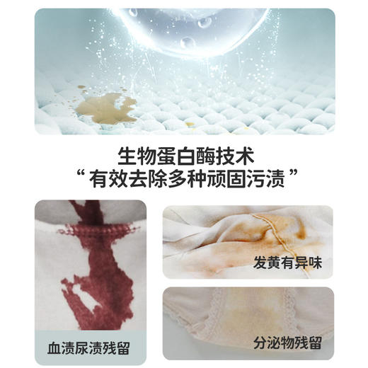 「私密呵护」蓝漂内衣洗衣液 去黄去血渍洗衣液清洁工具 商品图3