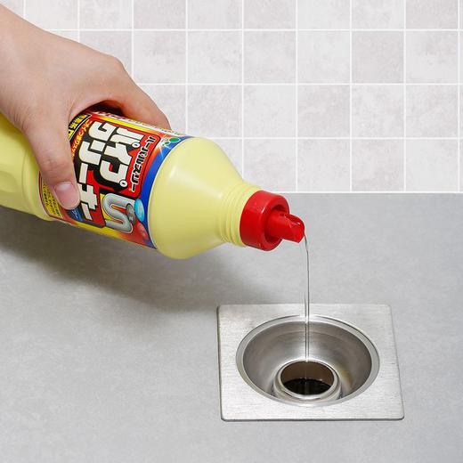 日本进口美净荣排水管道疏通剂厨房卫生间下水道毛发溶解剂强力除臭剂 商品图1