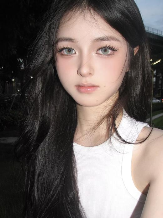 loveiikira日抛 天青色 14.2mm 日抛无售后！！有同款半年抛 商品图4