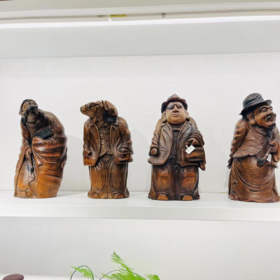 人间百态（单个）°竹雕摆件