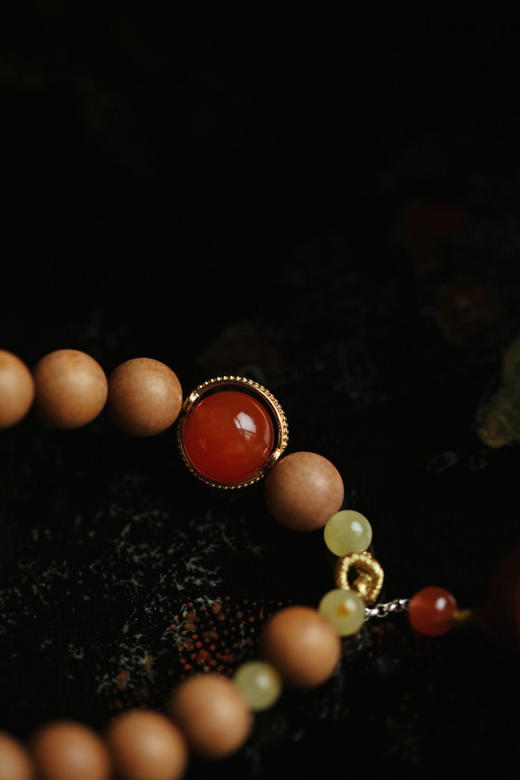 【青山特惠】8mm*18颗老山檀香原创知沐手串y50 商品图2