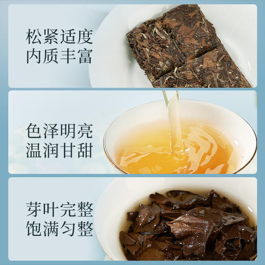 华祥苑-贵宾茶特级福鼎白茶紧压贡眉160g礼盒 商品图5