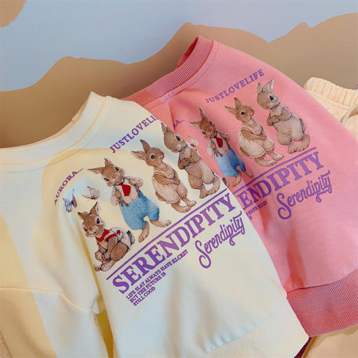 【秋季新款❗️中小童卡通印花休闲卫衣】韩版女童时尚长袖上衣服装 商品图1