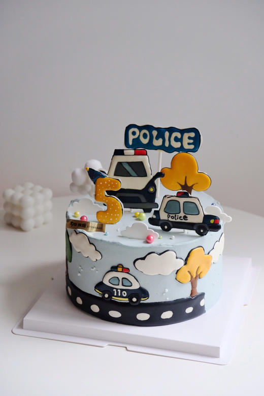 手绘小警车（需提前一天预订） 商品图0