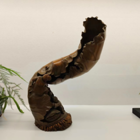 随形和合二仙°竹雕摆件